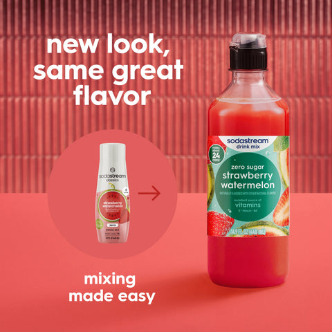 Sodastream Classics® Strawberry & Watermelon Zero Sugar Drink Mix 440ml