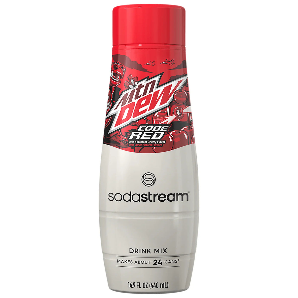 Sodastream MTN DEW Code Red Cherry Drink Mix 440ml