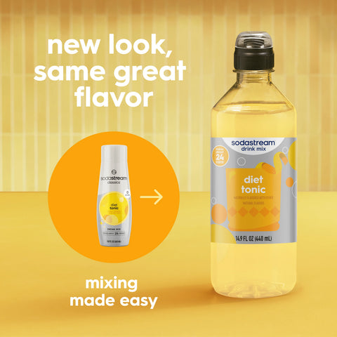 Sodastream Classics® Diet Tonic Drink Mix 4 Pack 440ml