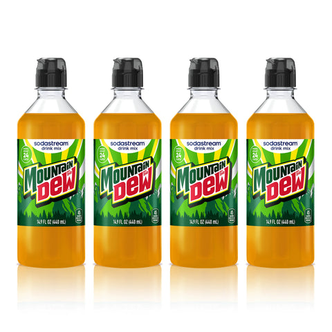 Sodastream MTN DEW Drink Mix 4 Pack 440ml