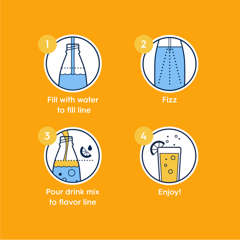 Sodastream Classics® Diet Tonic Drink Mix 4 Pack 440ml