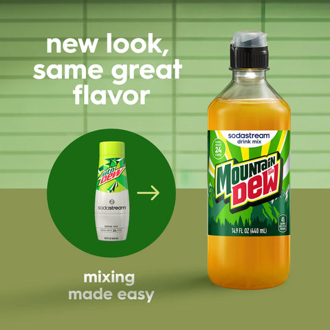 Sodastream MTN DEW Drink Mix 4 Pack 440ml