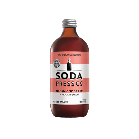 Sodastream Soda Press Co Pink Grapefruit Organic Soda Mix 500ml