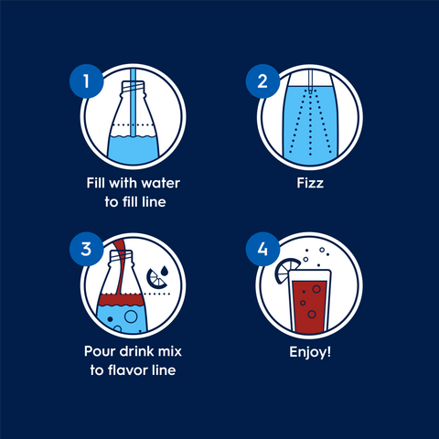 Sodastream Pepsi Wild Cherry Drink Mix 4 Pack 440ml